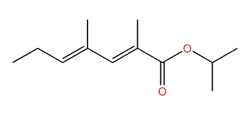1-Methylethyl (E,E)-2,4-dimethyl-2,4-heptadienoate